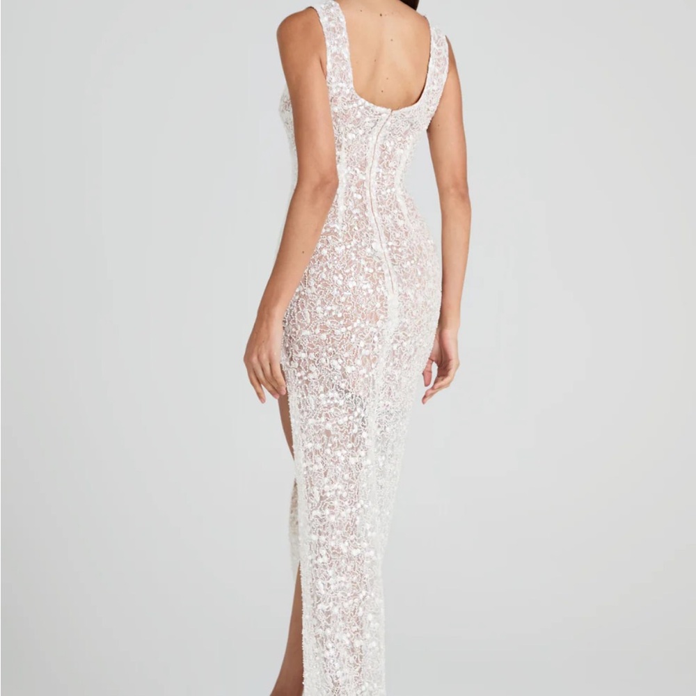 Nadine Merabi Louisa White Dress XS - Picture 3 of 5